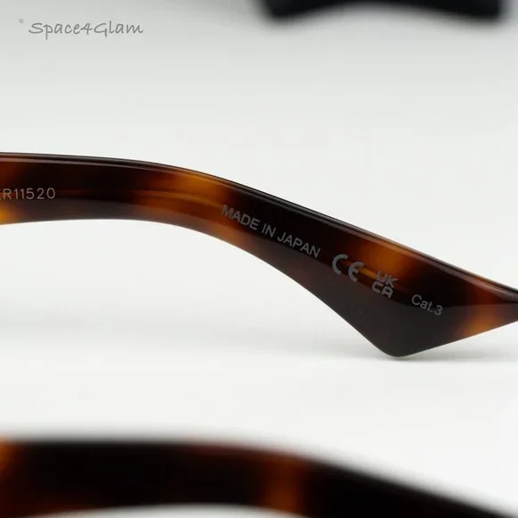 Saint Laurent Men Sunglasses Havana Black Square SL652/F SOLACE 002 BRAND NEW - Picture 7 of 13